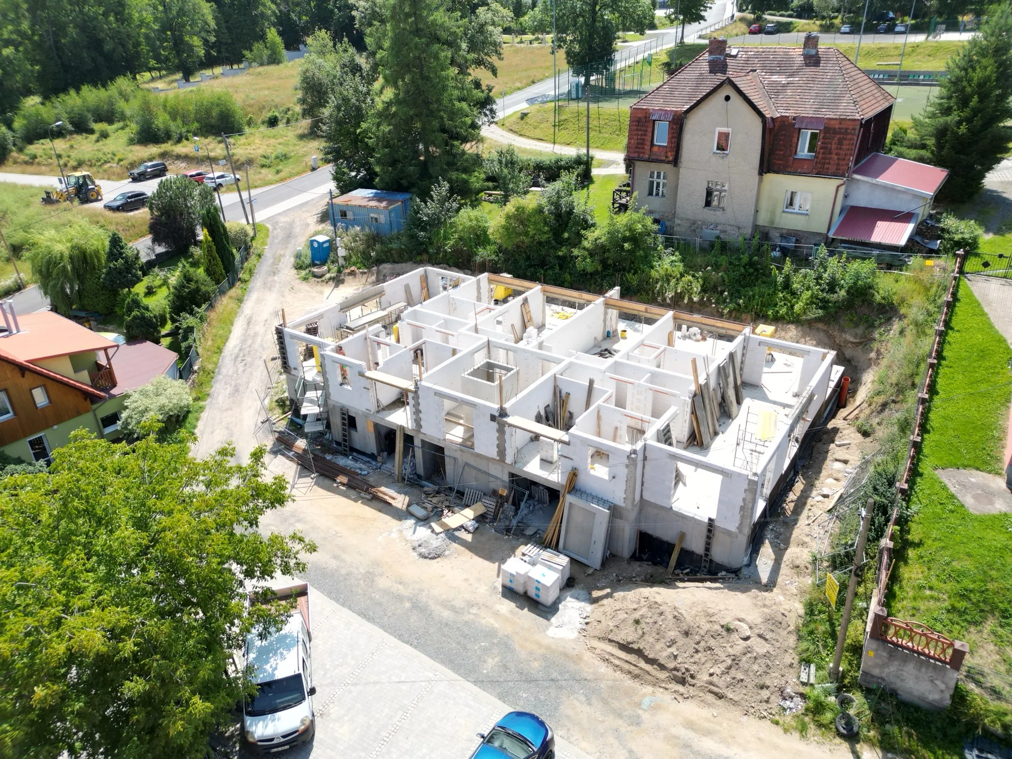 Osiedle pod Jelenią Górą z lotu ptaka